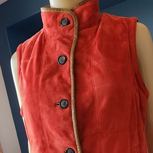 LONE PINE LEATHER VEST SZ M - Picture 9 of 15
